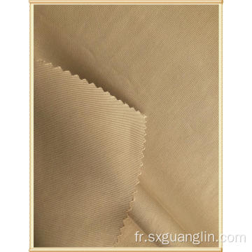 Tissu double sergé de polyester de coton pour les vêtements